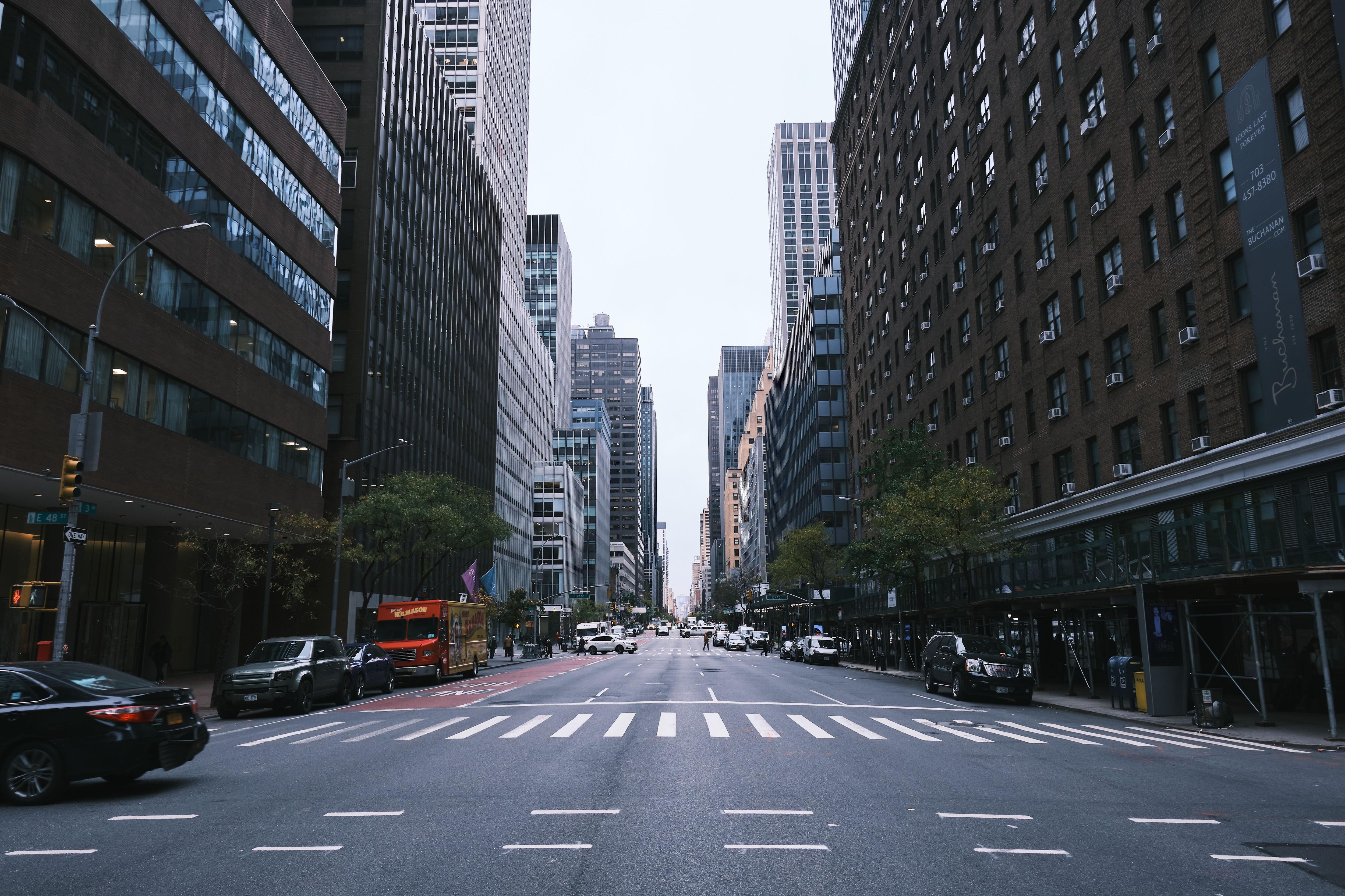 Intersection of Third & Forty-Eighth in New York City.